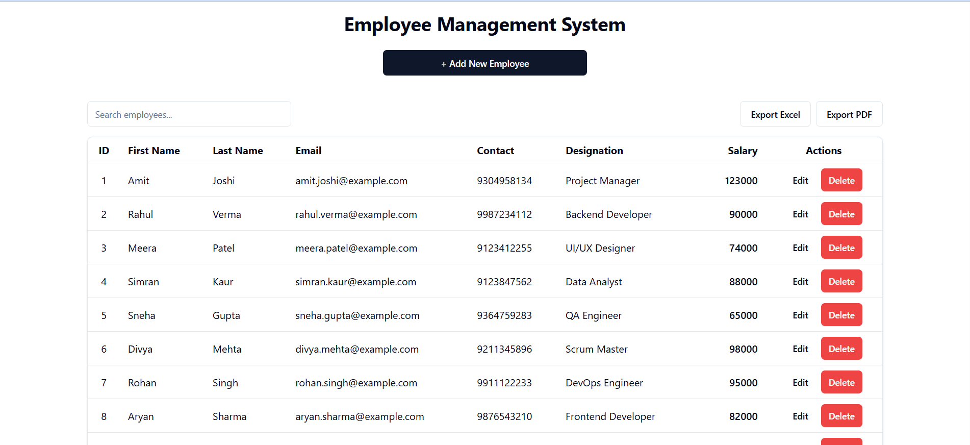 Employee Management System